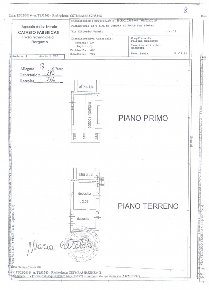 Foto 3 Cielo-terra in Vendita in Via V.Veneto - Ponte San Pietro (BG)