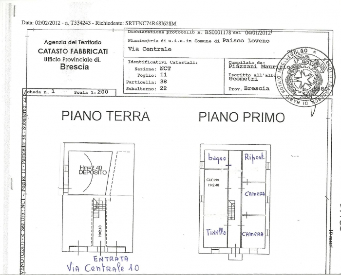 Foto 2 Appartamento in Vendita in PAISCO VIA CENTRALE 10 - Paisco Loveno (BS)