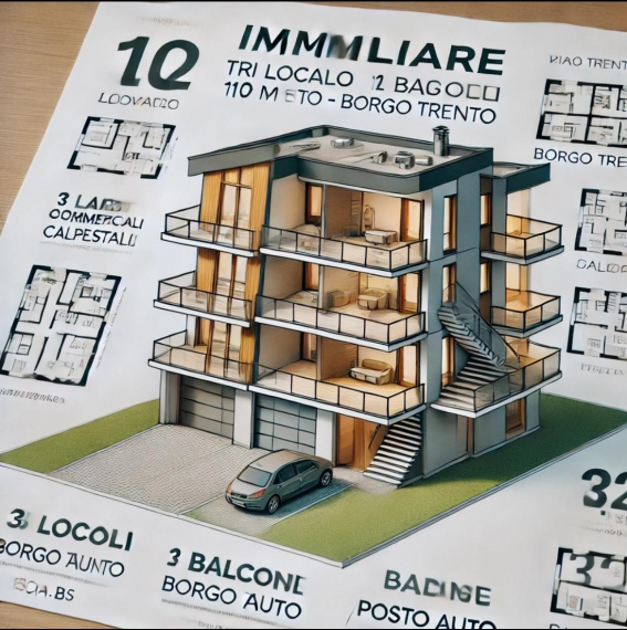 Foto principale Appartamento in Vendita in Via Veneto - Borgo Trento - Brescia (BS)