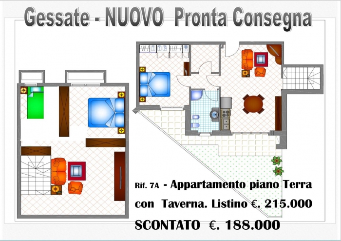Foto Appartamento in Vendita in Via Como - Gessate (MI)